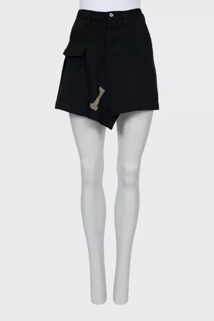 Vintage Wool Mini Skirt