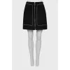 Mini skirt decorated with beads