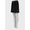 Mini skirt decorated with beads