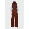 Palazzo pants and vest suit