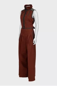 Palazzo pants and vest suit