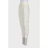 Silk trousers with arrows