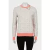Jumper with gold chain