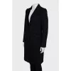 Black single breasted coat