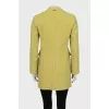Green fitted coat