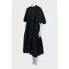 Black dress with open back