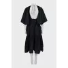 Black dress with open back