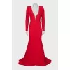 Maxi dress with open back