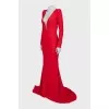Maxi dress with open back