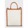 Shopper bag with signature print