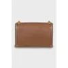 Rectangular leather crossbody bag