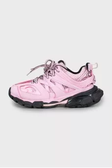 Pink sneakers Track