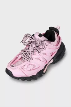 Pink sneakers Track