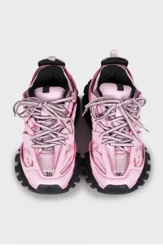 Pink sneakers Track