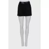 Wool shorts with tag