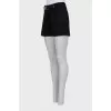 Wool shorts with tag
