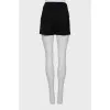 Wool shorts with tag