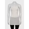 Translucent tank top with straps