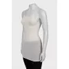 Translucent tank top with straps
