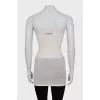 Translucent tank top with straps
