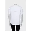 Straight cut T-shirt with a neckline
