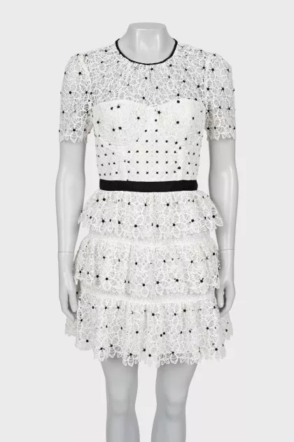 Short Sleeve Woven Dress