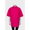 Pink oversized shirt with tag