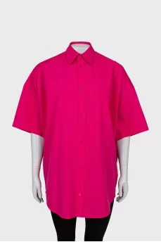 Pink oversized shirt with tag
