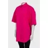 Pink oversized shirt with tag