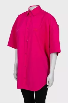 Pink oversized shirt with tag