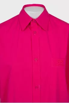 Pink oversized shirt with tag