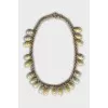 Gold necklace with shells