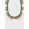 Gold necklace with shells