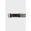 Canvas belt with signature print