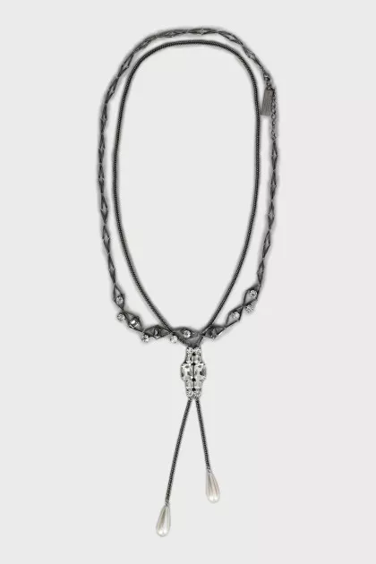 Double Rhinestone Pendant