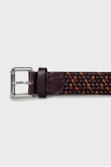 Men's Braided Leather Belt