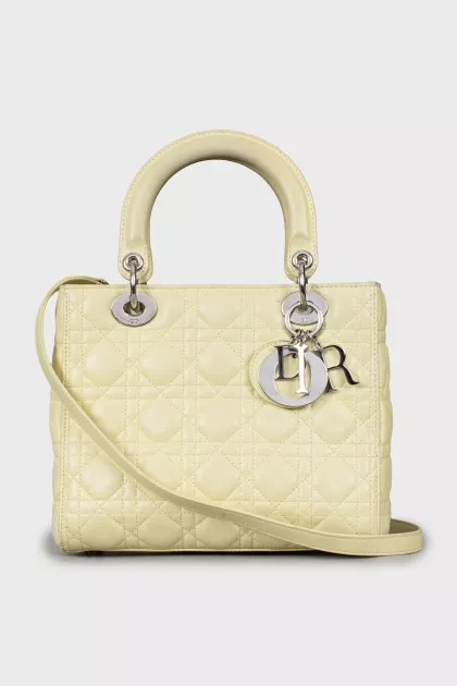 Yellow Lady Dior Bag