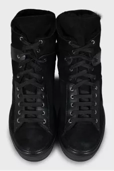 Insulated boots in black