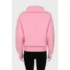 Wool sweater with zipper