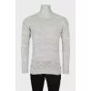 Men's jumper with seams on the outside