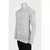 Men's jumper with seams on the outside