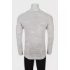 Men's jumper with seams on the outside