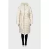 White fitted down jacket