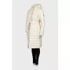 White fitted down jacket