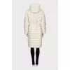 White fitted down jacket