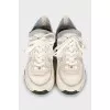 Textile sneakers with brand logo