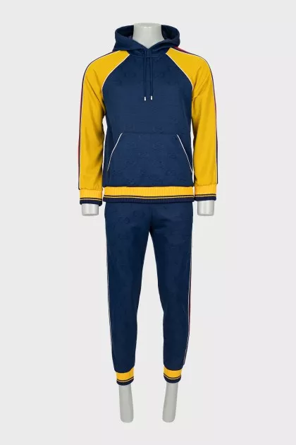 Men's tracksuit with stripes