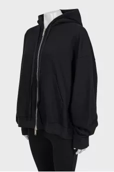 Black oversized sweatshirt