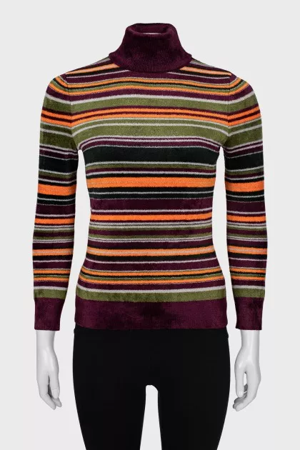 Striped golf with tag
