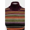 Striped golf with tag